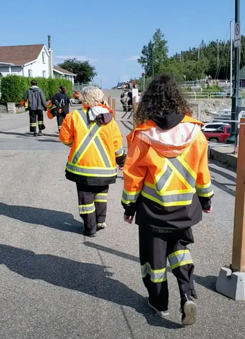 Foto do casaco fornecido para o passeio – Fonte: Arquivo pessoal
