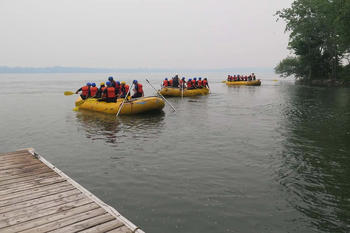 Rafting em Montreal