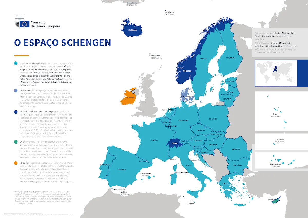 Espaço Schengen - Conselho da União Europeia