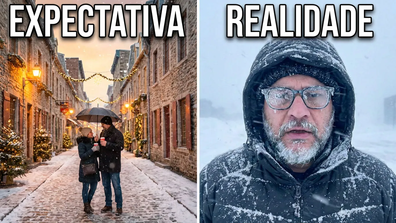 Capa do vídeo Por que visitar Montreal no inverno é uma LOUCURA? (A verdade sem filtro!)