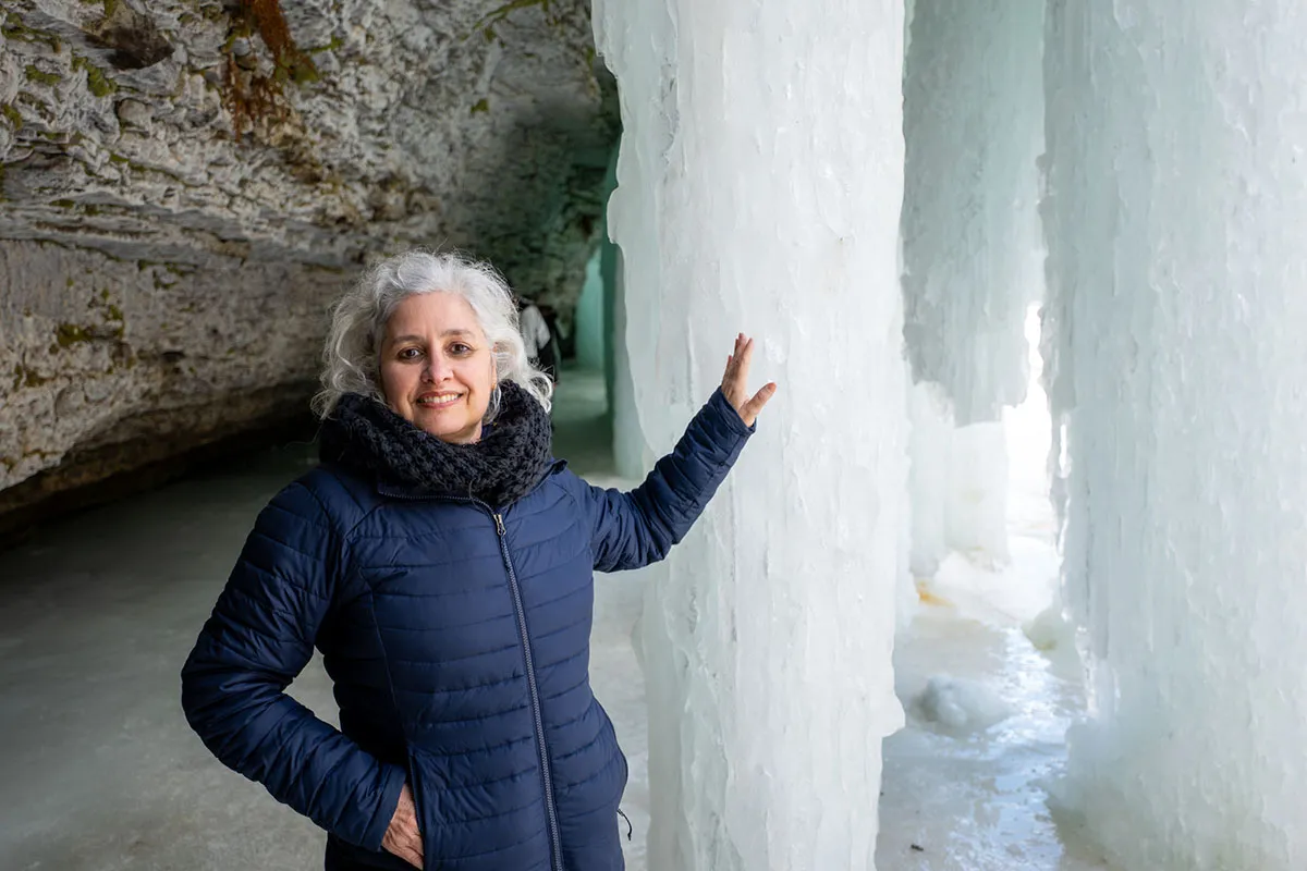 O Castelo da Elsa no Quebec? Conheça a Mur de Glace no Parc naturel régional de Portneuf