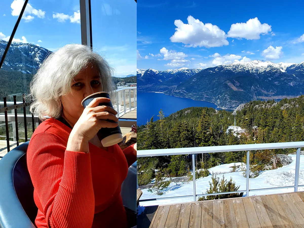 Sea to Sky Gondola Nossa Surpresa de Primavera na Colúmbia Britânica