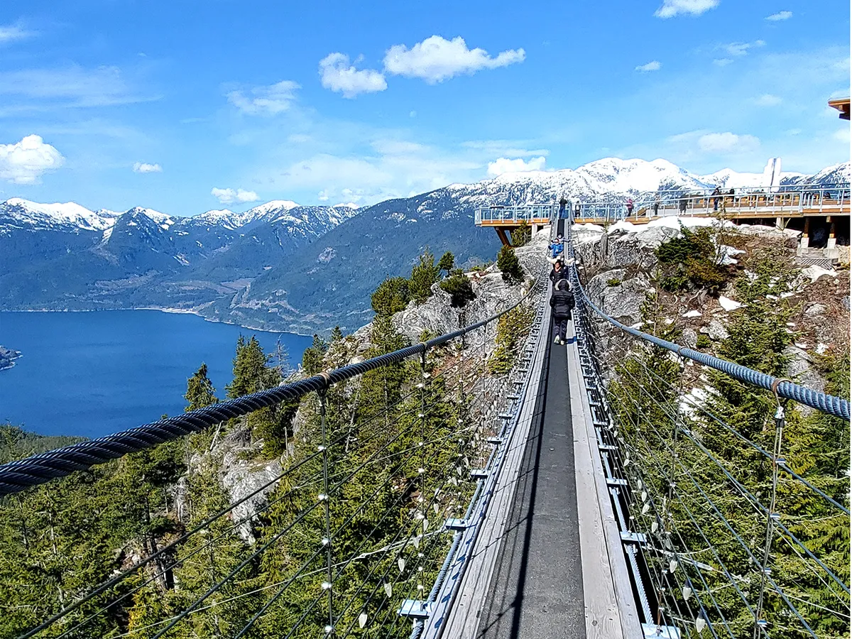 Sea to Sky Gondola Nossa Surpresa de Primavera na Colúmbia Britânica