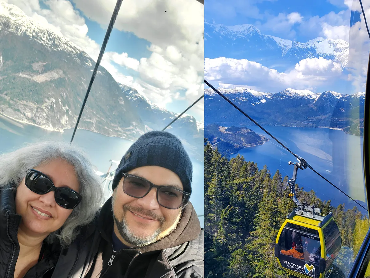 Sea to Sky Gondola Nossa Surpresa de Primavera na Colúmbia Britânica