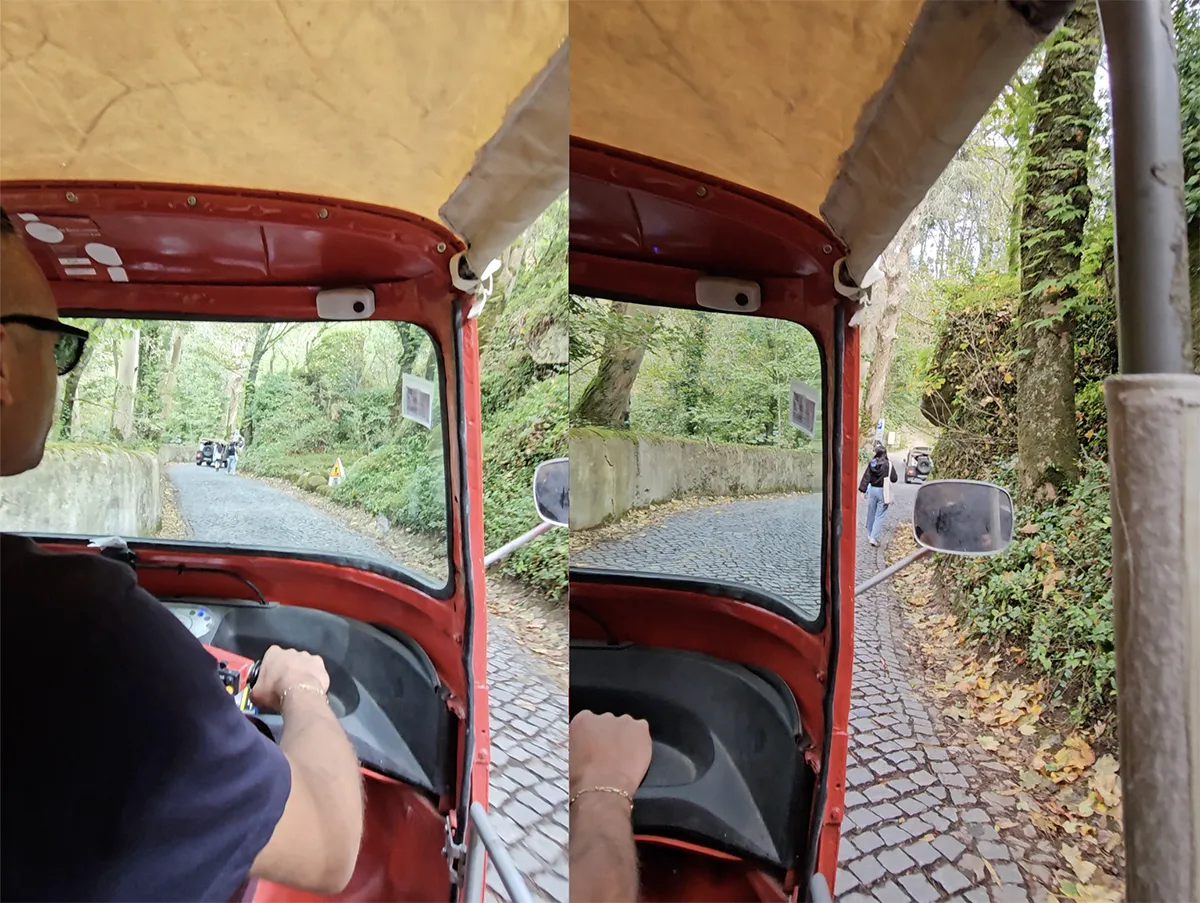 Tuk-Tuk descendo o monte