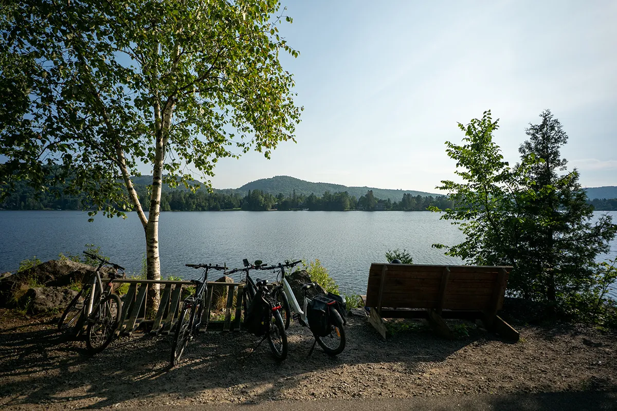 Le P’tit Train du Nord A Melhor Trilha de Bike que fizemos a 1h de Montreal