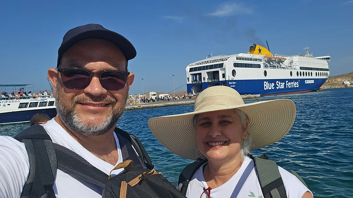 Porto de Paros em Parikia