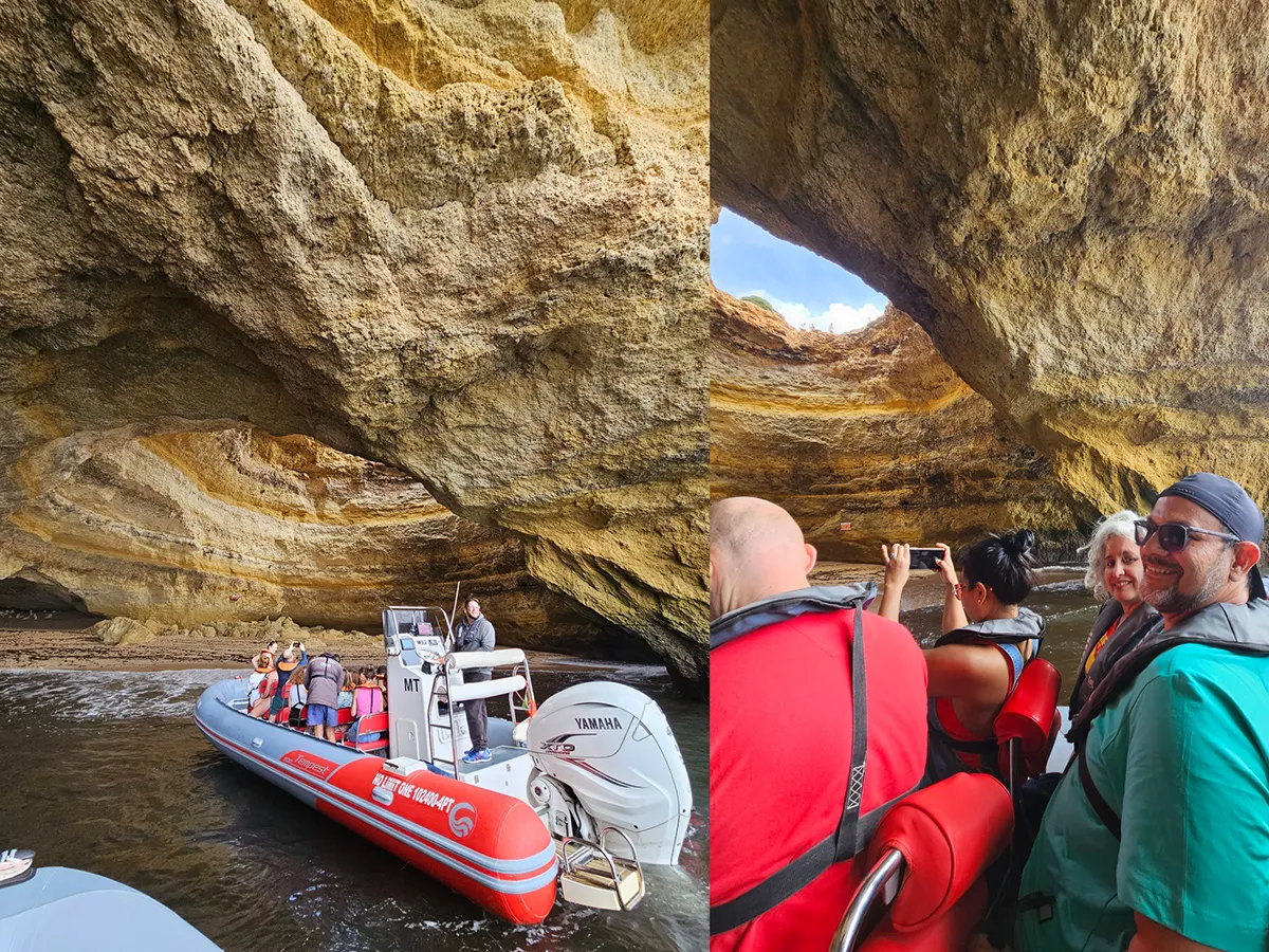 Passeio de barco em Albufeira ou Lagos? Nossa experiência com golfinhos, grutas e Praia da Marinha